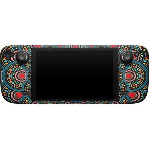 Infinite Circle Colored Steam Deck Handheld Gaming Computer Skin